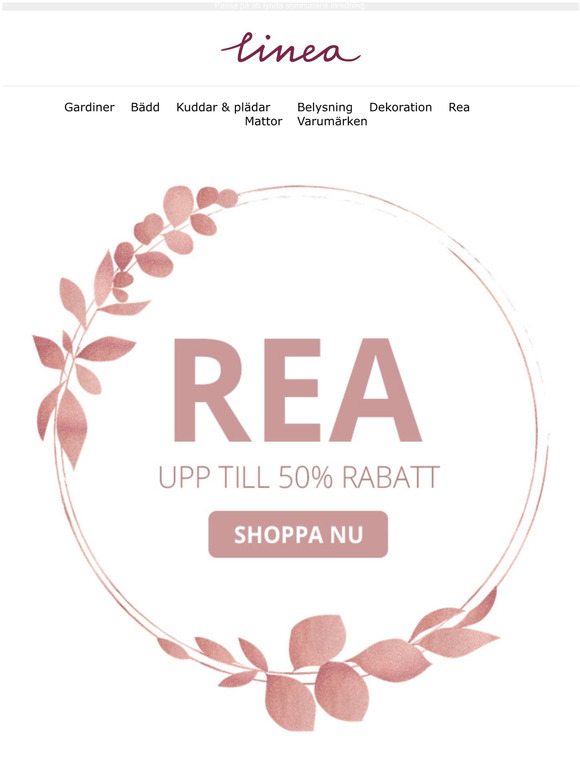 Slutspurt på rean, upp till 50% rabatt!