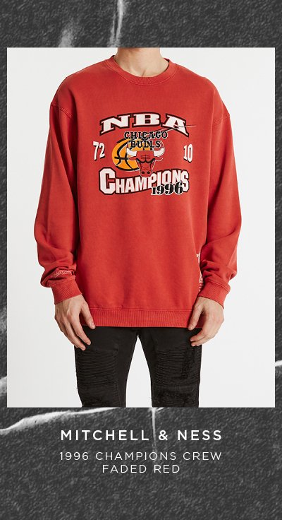 1996 Champions Crew Jumper Faded Red