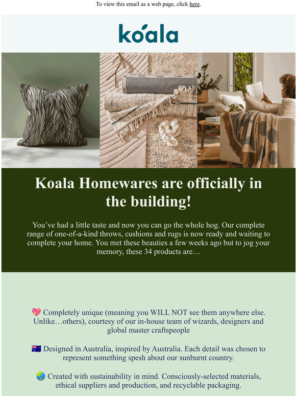 Homewares are READY TO SHIP 🚀 Rugs, cushions, throws, yes!