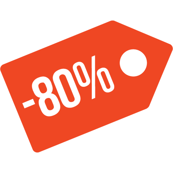 Descuentos de hasta 80%