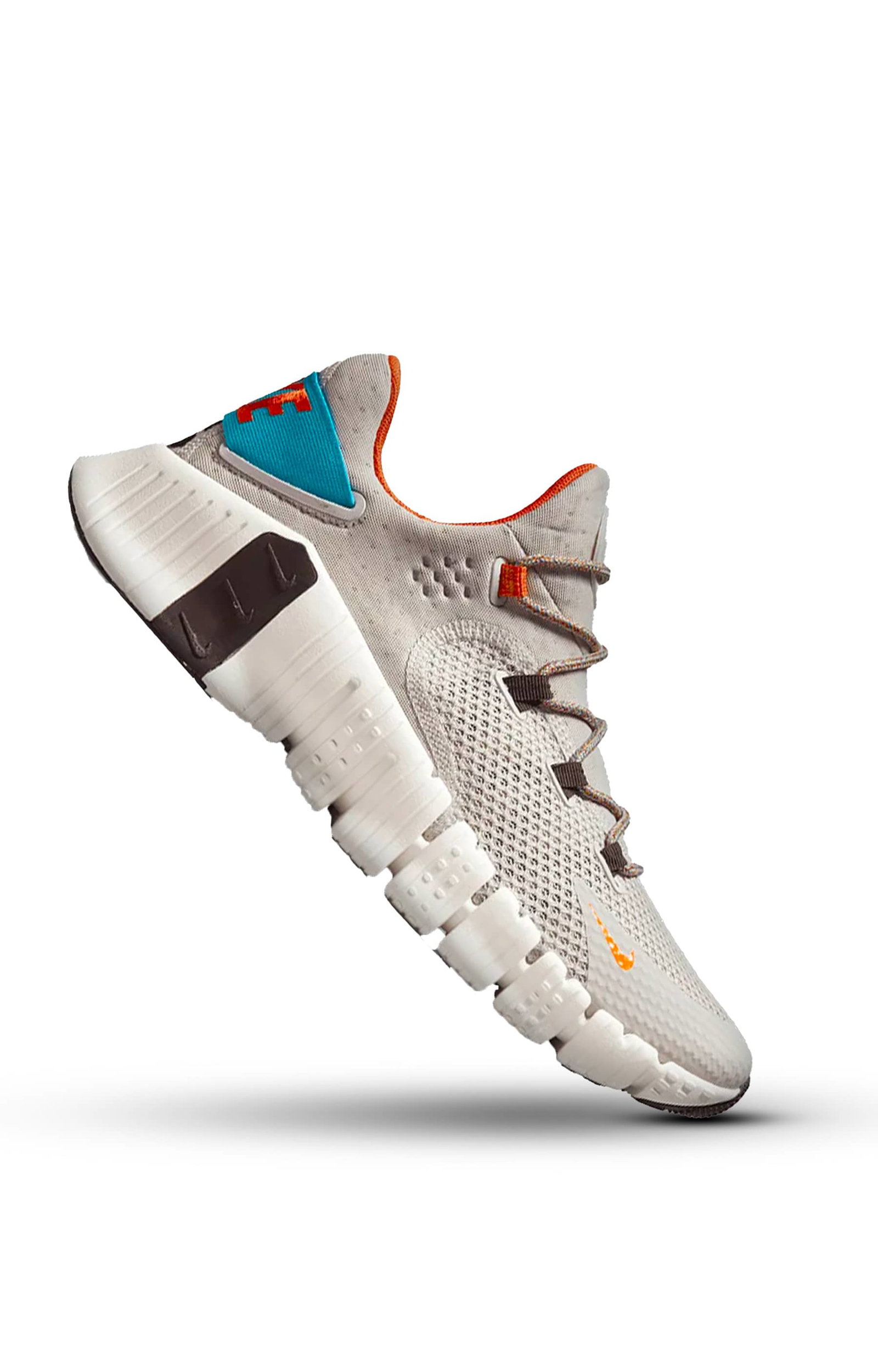 Nike FREE METCON 4 - Zapatillas hombre light grey/white bone teal