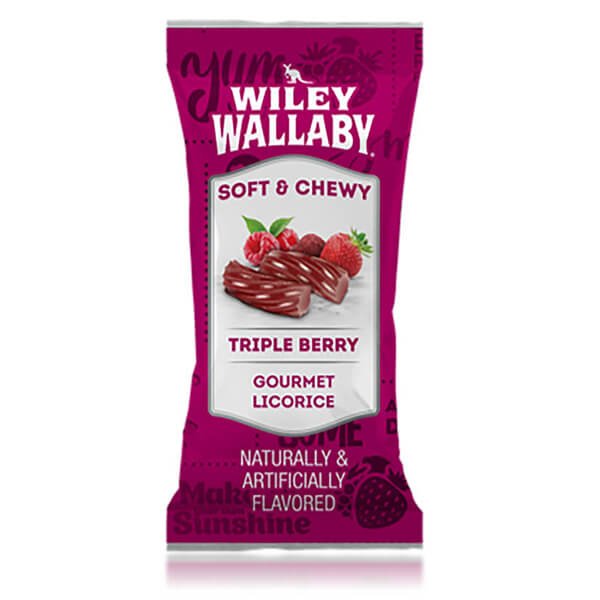 Wiley Wallaby Triple Berry Licorice Bites