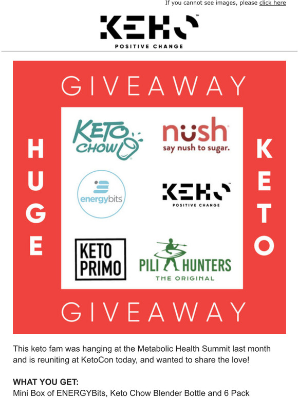 HUGE KETO GIVEAWAY