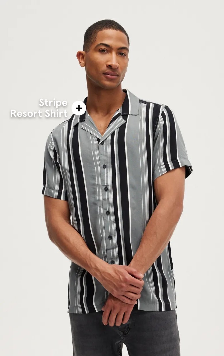 Stripe Resort Shirt
