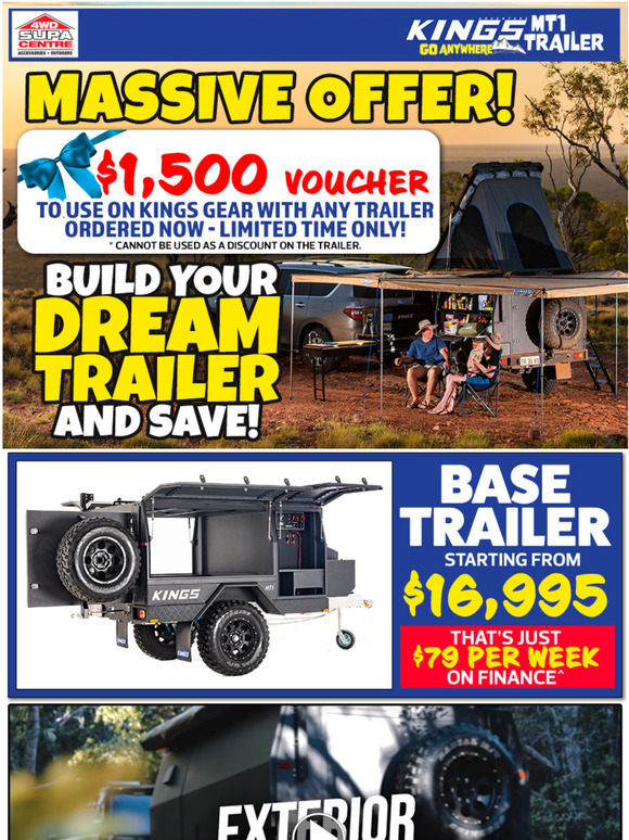 4WD Supacentre: MASSIVE OFFER : $1500 VOUCHER With Your Kings Camper ...