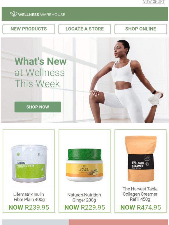 Wellness Warehouse ZA See What's New at Wellness This Week Milled