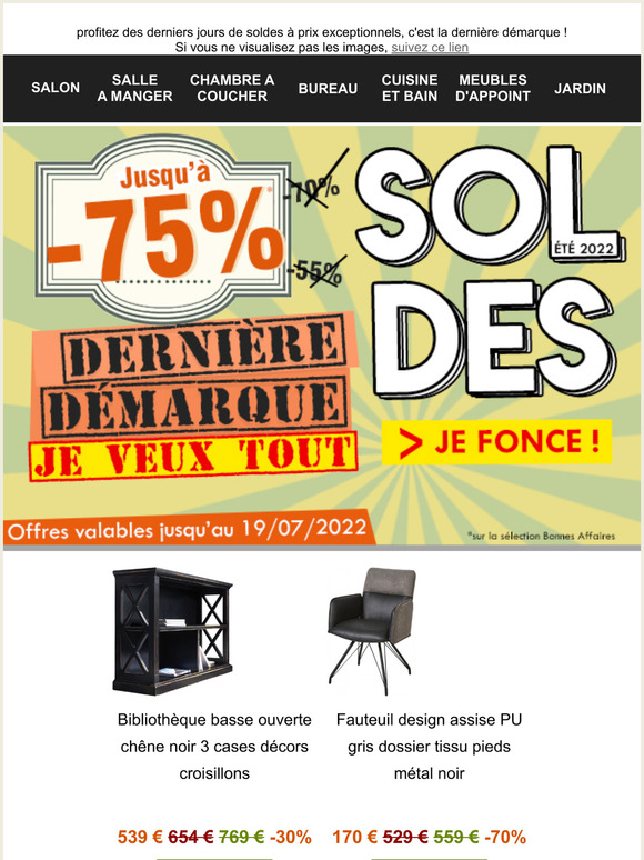 📣SOLDES Dernière Démarque c'est maintenant ou jamais ! Jusqu'à -75% 🏃