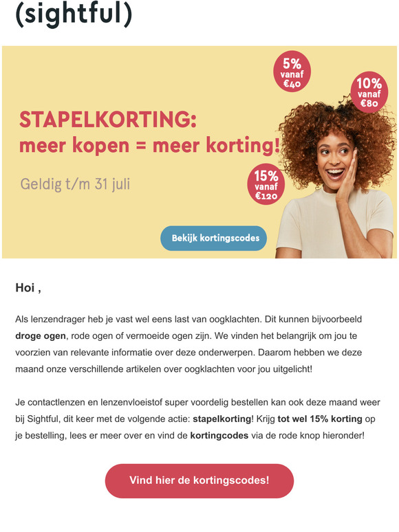 Deze maand alles over oogklachten & tot wel 15% korting! 💥