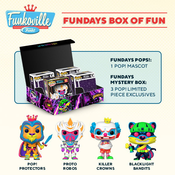 Funko Fundays Box of Fun Sneak Peek Milled