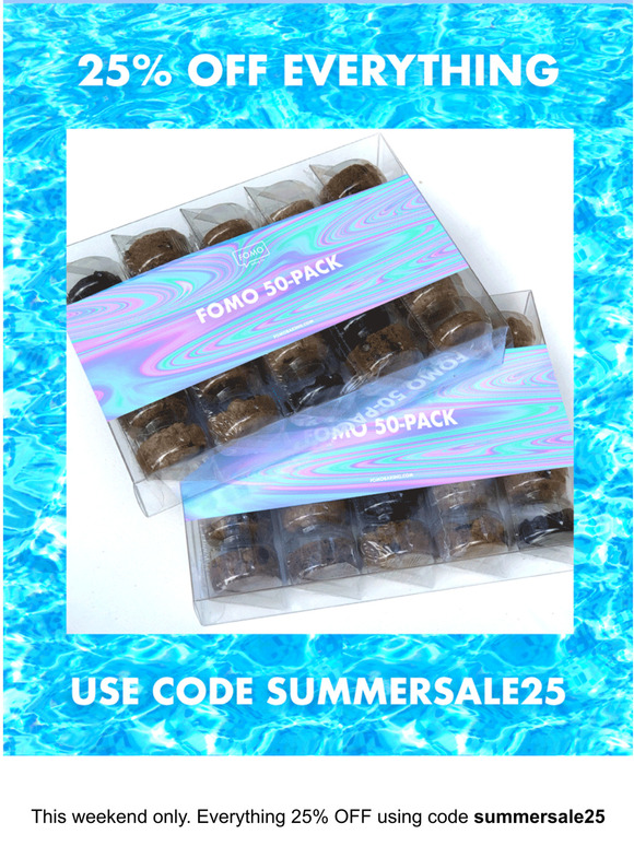 Summer Weekend Sale! 25% OFF