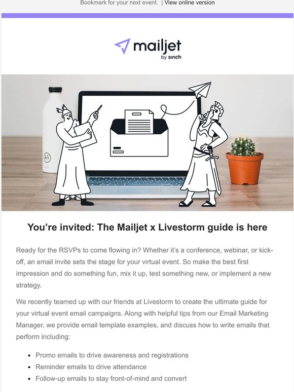 6 email templates for your next event