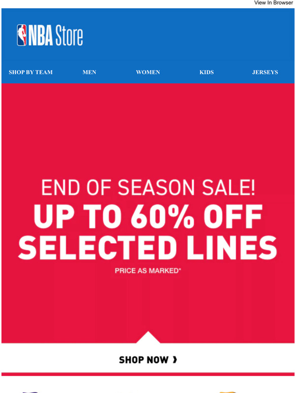 End Of Season Sale Savings!