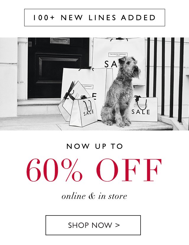Now up to 60% Off Shop Now