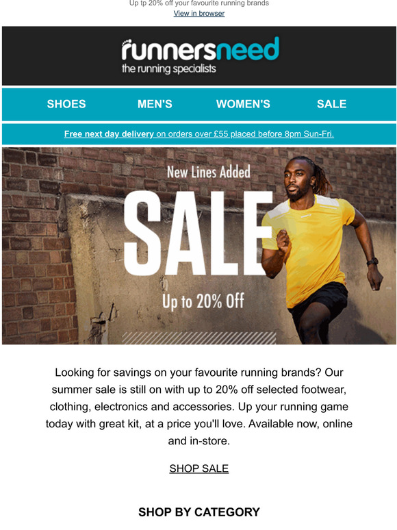 runners need sale