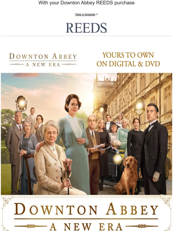 Reeds Jewelers: Receive a copy of Downton Abbey: A New Era | Milled