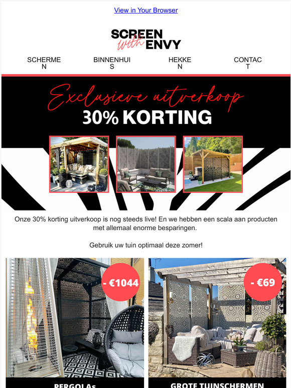 Eindigt binnenkort ⭐ 30% korting op onze hele website!