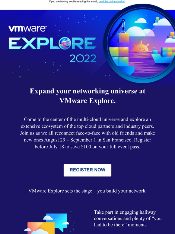 Ready to engage your networking skills at VMware Explore?