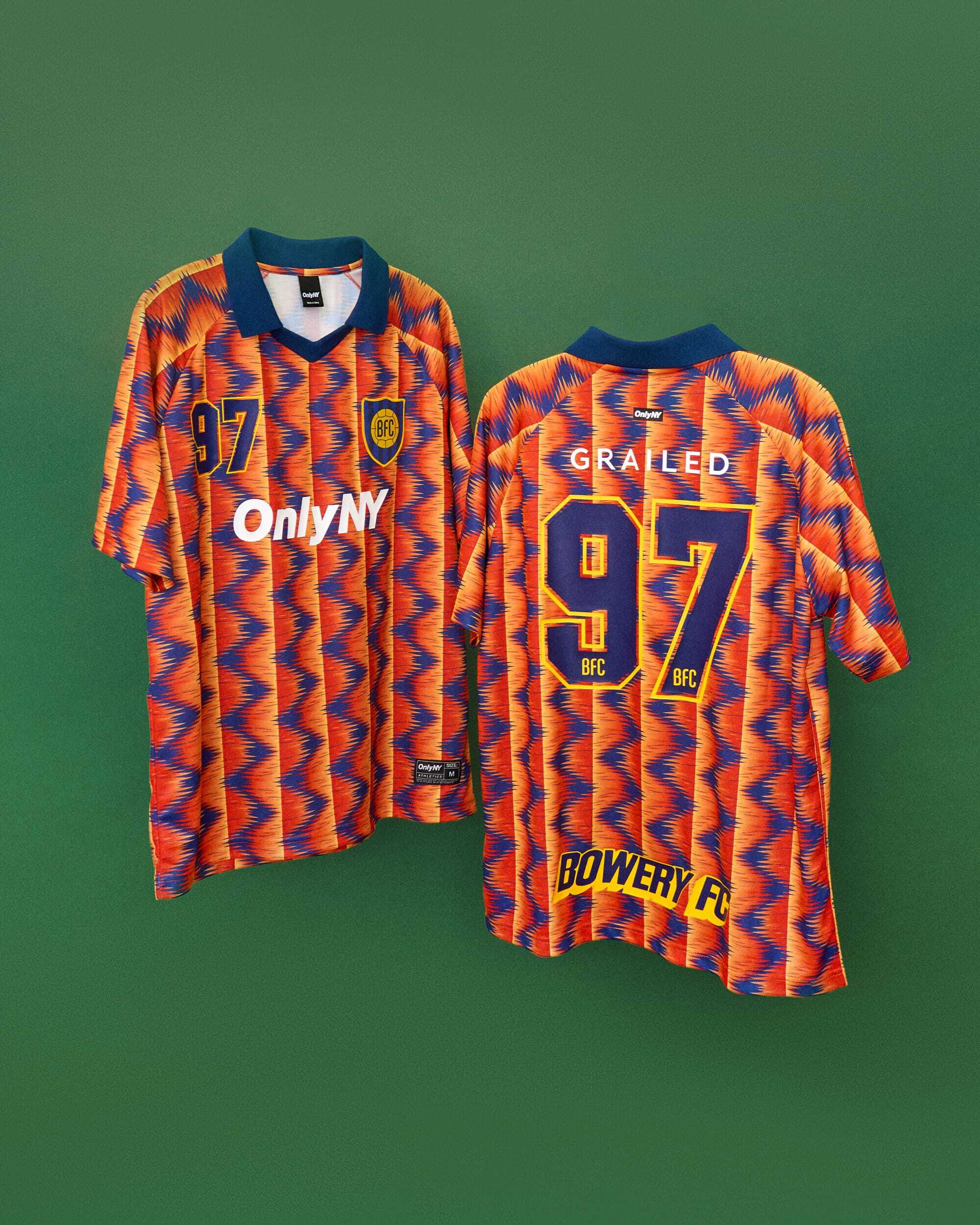 Bowery FC Only NY | Only NY x BFC Soccer Jersey, Orange / S