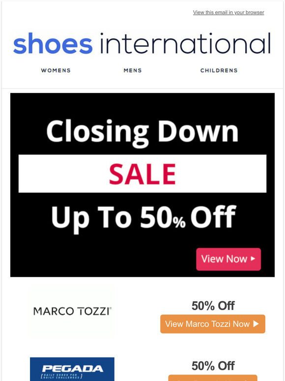 Closing Down Sale - Up To 50% Off