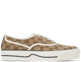 Gucci - Brown GG Tennis Sneakers