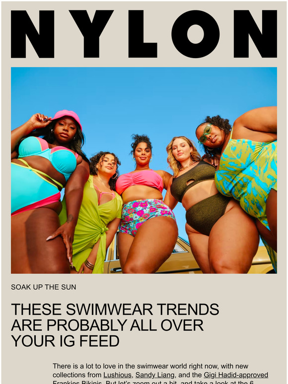 Nylon The 6 Biggest Swimwear Trends Taking Over This Summer Milled