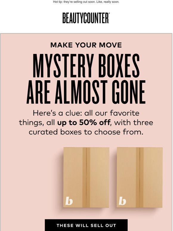 Beautycounter Did you get your Mystery Box Milled