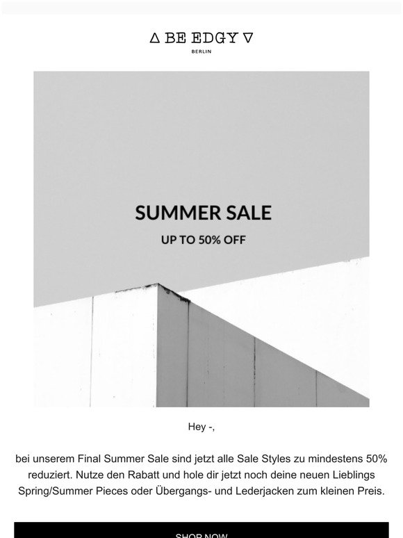 END OF SEASON SALE | up to 50% off