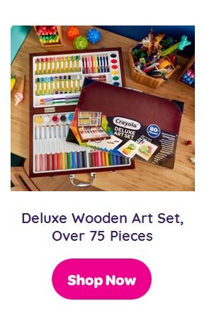 Deluxe Wooden Art Set - Over 75 Pieces
