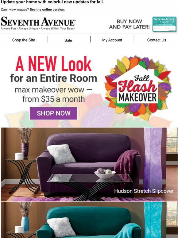 Seventh Avenue The Seasons are Changing Fabulous Home Updates