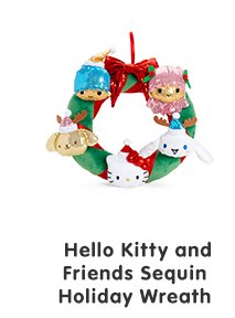 Hello Kitty and Friends Sequin Holiday Wreath