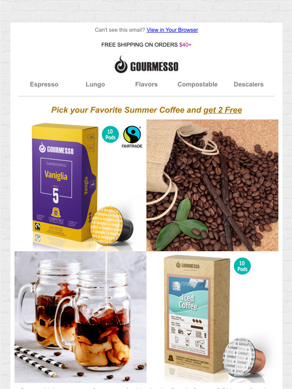 Summer go-to coffee: Flavors or Iced Coffee?