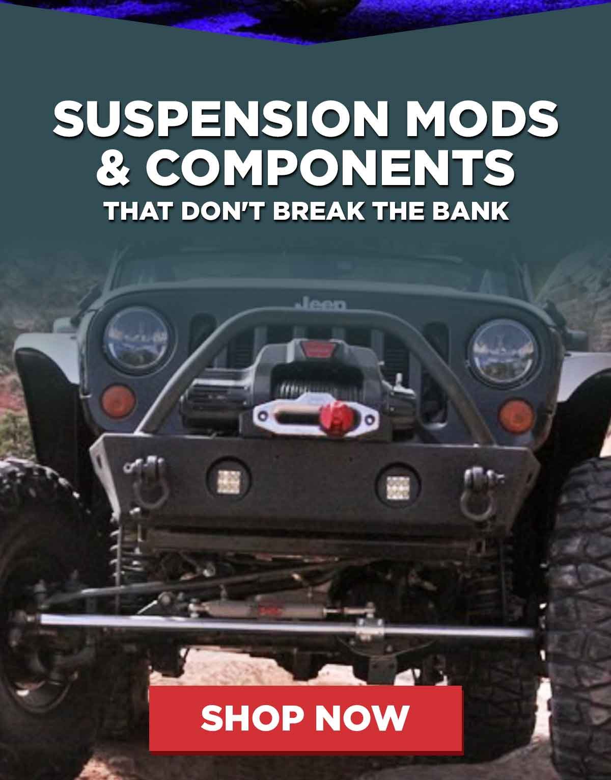 Suspension Mods & Components That Don't Break The Bank