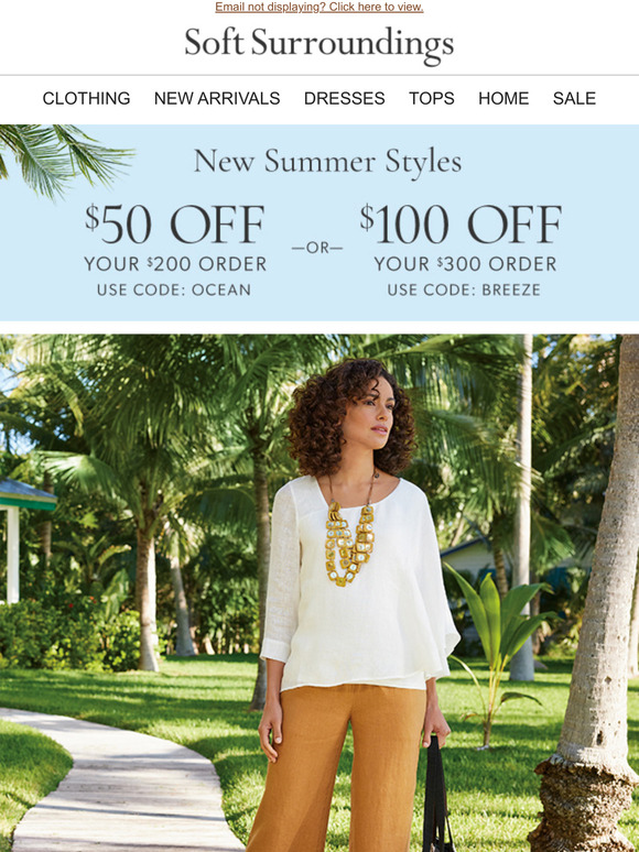 Soft Surroundings NEW outfits to try now Milled