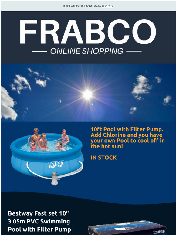 Easy Set Pool Sale  ☀️ Friend