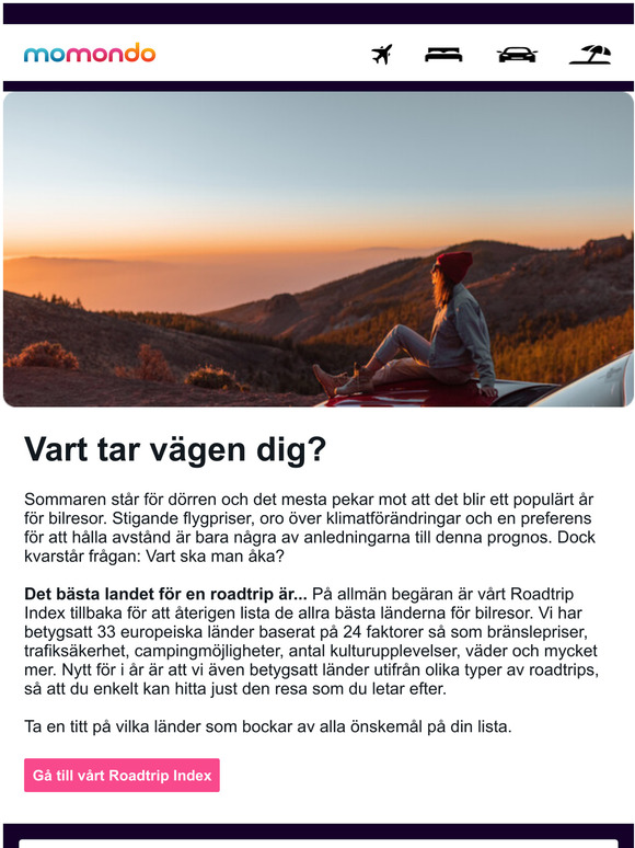 Har du siktet inställt på en roadtrip i sommar?