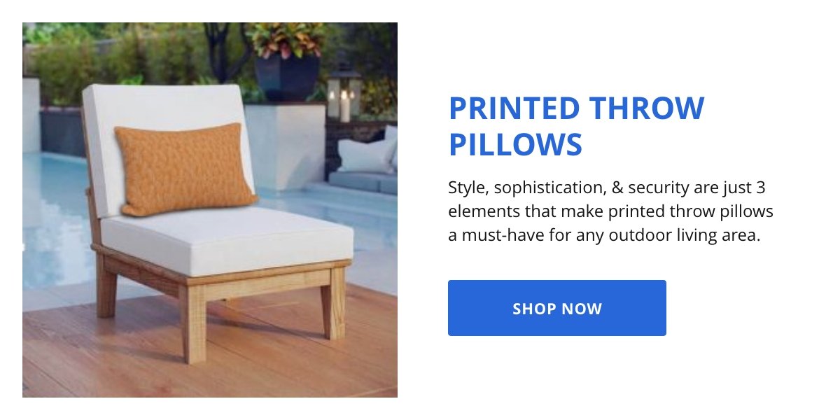Printed Throw Pillows