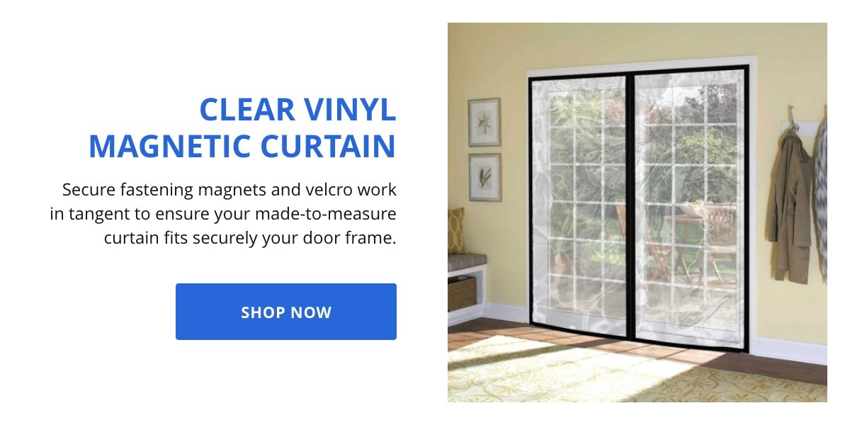 Clear Vinyl Magnetic Curtains