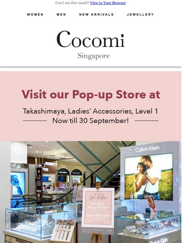 Visit our Pop-up Store at Takashimaya! 😍🛍️