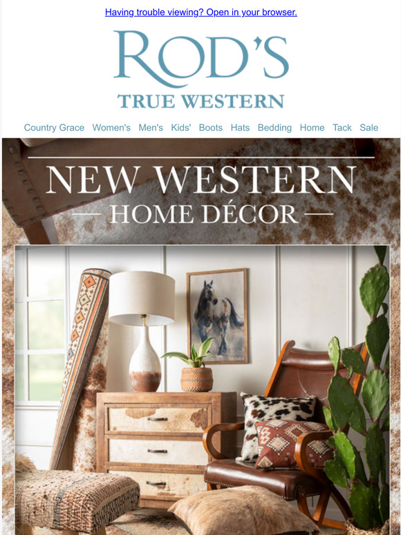 Rod's Western Palace Add a Touch of the Wild West to Your Home Decor