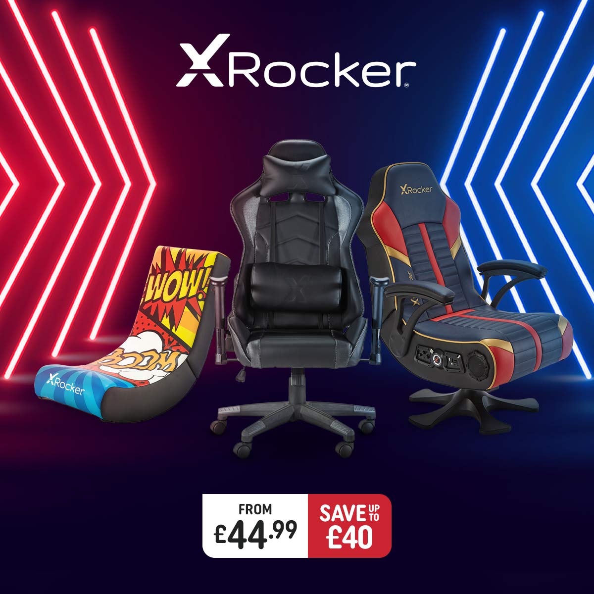 Smyths Toys Save on X Rocker Gaming Chairs! Milled