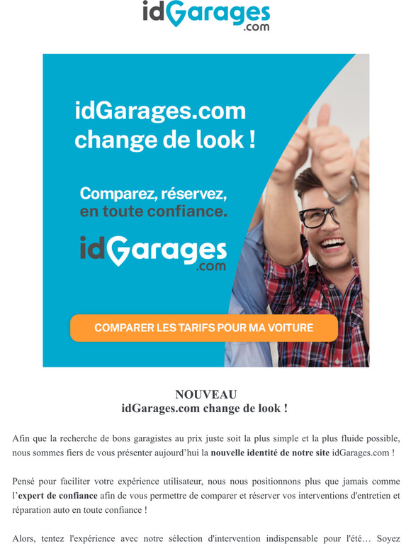 🎉NOUVEAU : idGarages.com change de look !