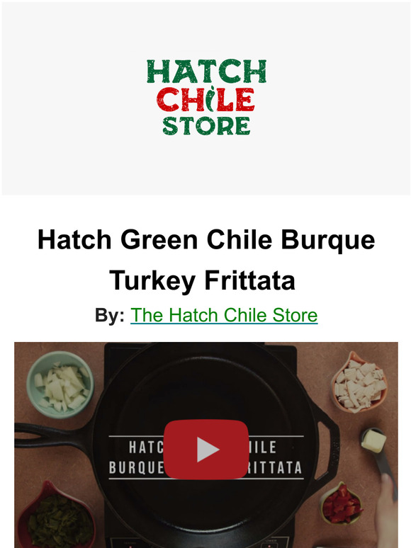 The Hatch Chile Company Hatch Green Chile Burque Turkey Frittata Milled