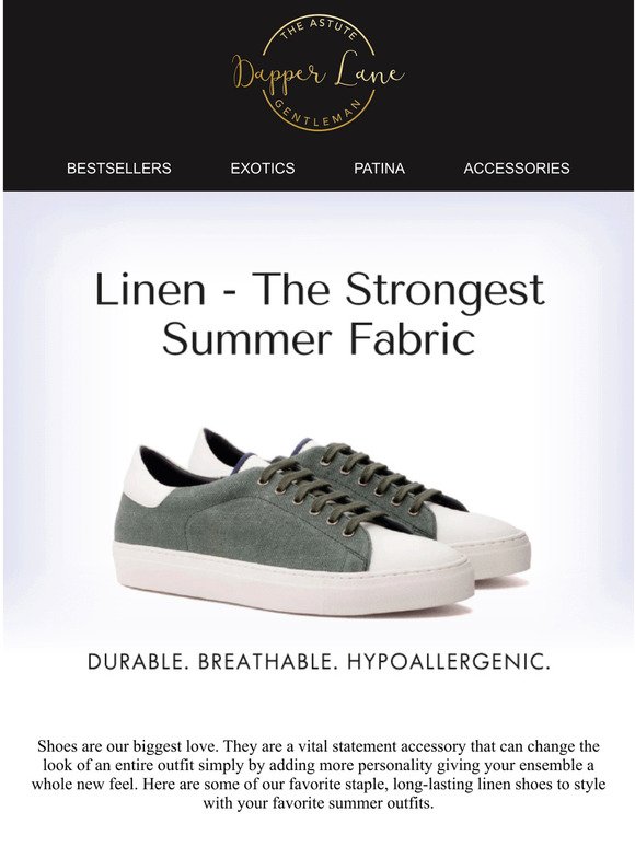 Linen - The Strongest Summer Fabric!