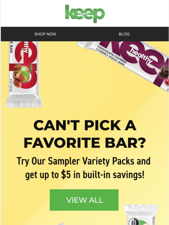 Save Now on Variety Sampler Packs!