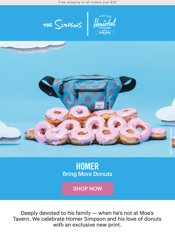 Herschel Supply Co. Homer Simpson Bring