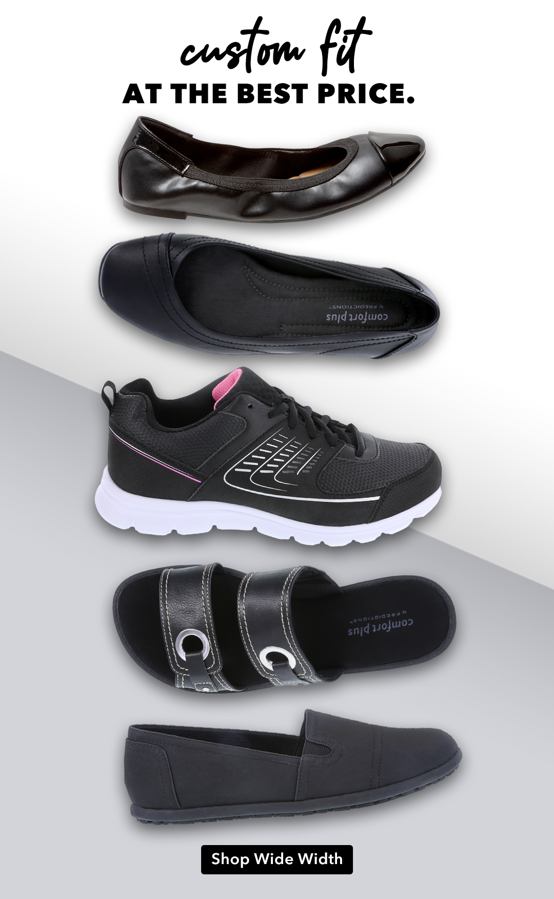 payless wide width shoes