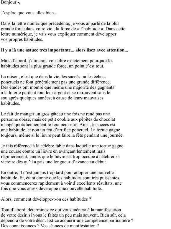 —, Éveillez la plus grande force [2ème partie]