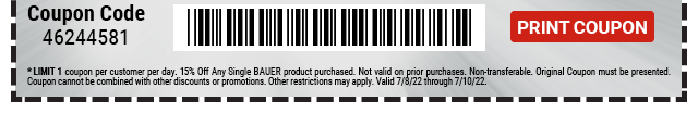 Everyone Saves 15% off any BAUER Power Tool, Cordless Tool, Vacuum, Tool Store and More - Inside Track Members Save 20% - Print Coupon