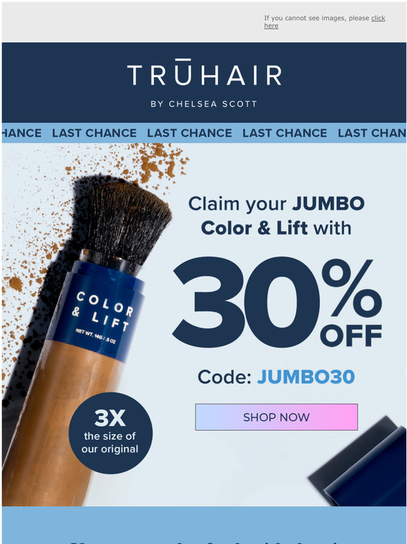 Last chance for 1 year of color!