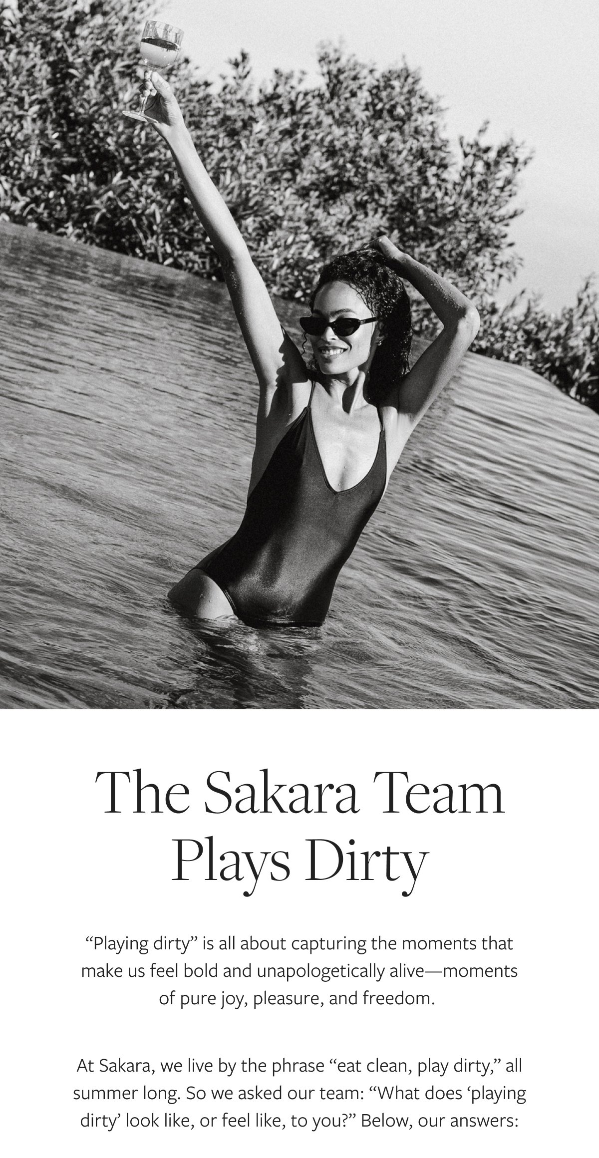 The Sakara Team Plays Dirty